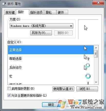 Win7鼠標設置在哪里?Win7如何設置鼠標