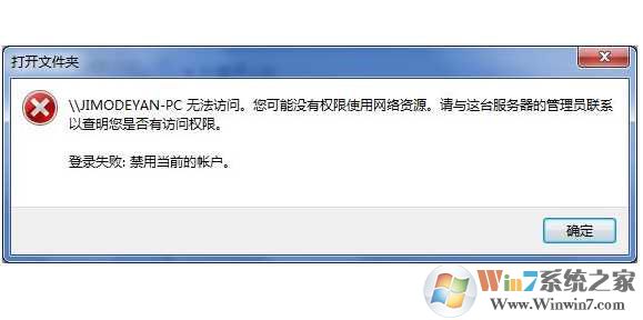 您可能沒有權限使用網絡資源