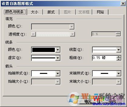 設置自選圖形格式