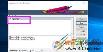 Win10系統上安裝Apache服務器后無法啟動的解決方法