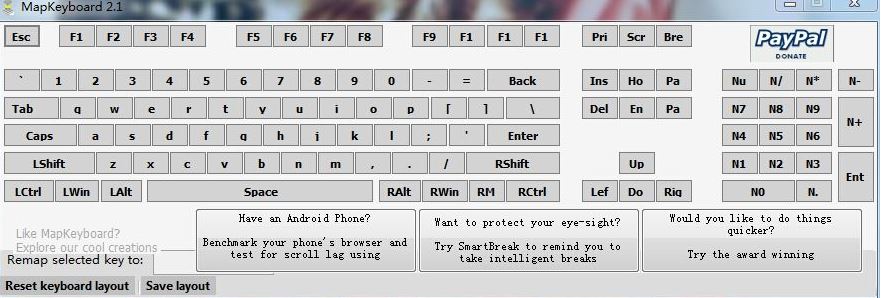 mapkeyboard怎么用?教你使用mapkeyboard修改鍵盤鍵位方法