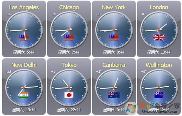 sharp world clock v8.7.0(桌面世界時鐘)綠色版完美注冊