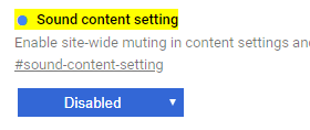 設置Sound content setting