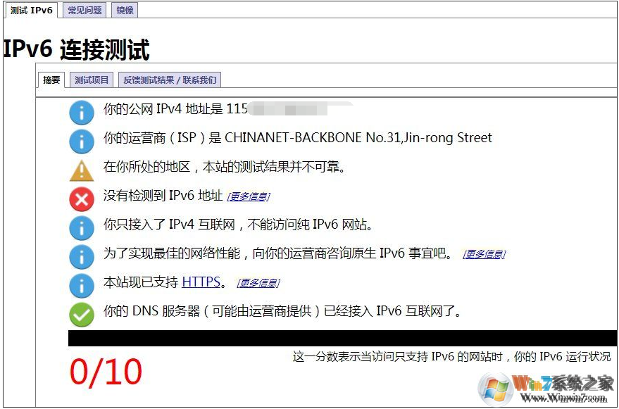 ipv6網站,IPV6測試網站