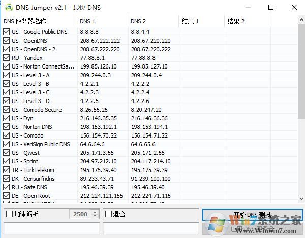 dns測試工具下載_DNS Jumper v2.1(DNS測試切換)完全免費版