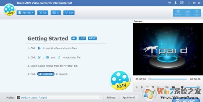 amv視頻格式轉換器_Tipard AMV Video Converter v9.2.20 中文免費版