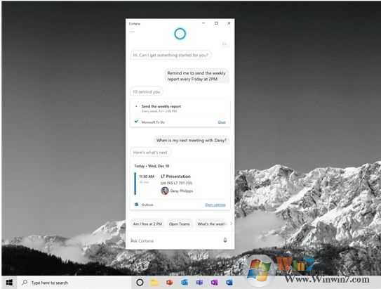 微軟小娜Cortana內部已改名Microsoft 365助手
