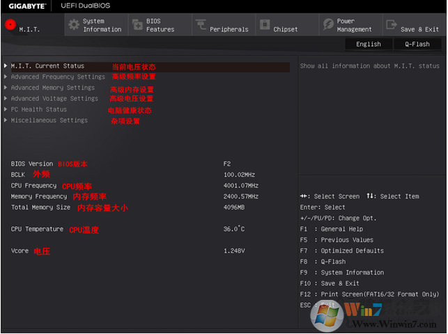 技嘉主板bios設置(進BIOS按什么鍵+中英文對照設置教程)