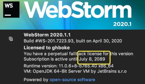 Webstorm激活碼【定時更新】Webstorm激活碼最新2020.11