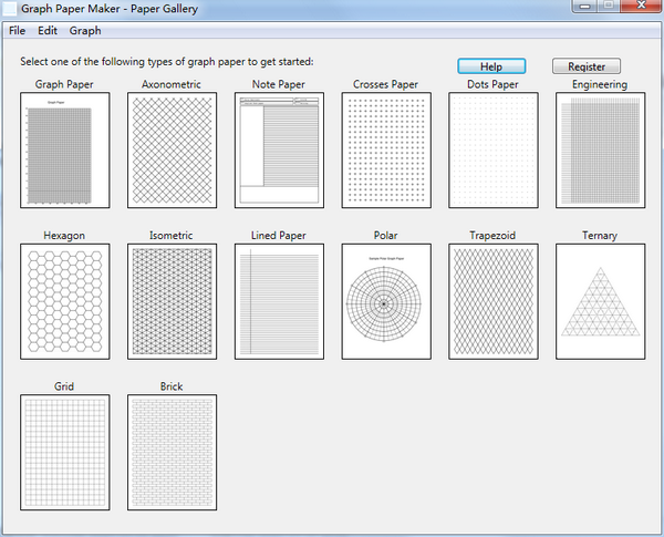 Graph Paper Maker(函數繪圖工具)