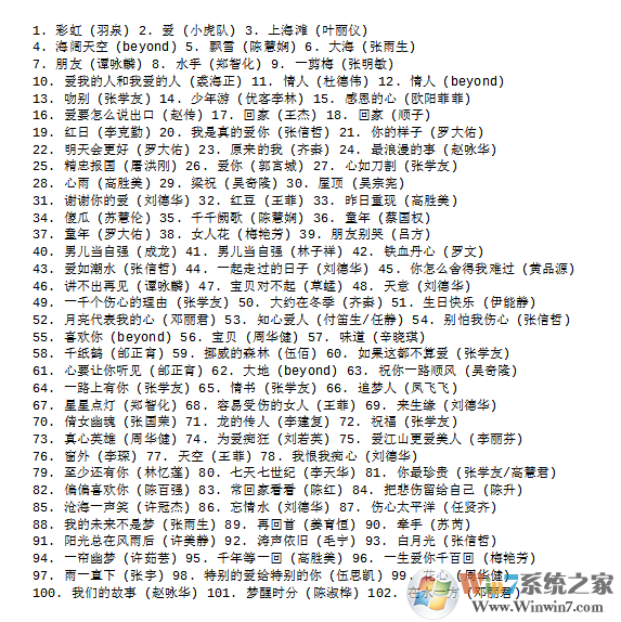 經典老歌500首MP3全集打包 完整版