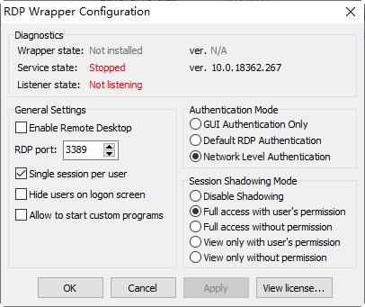 RDPWrap多用戶遠程登錄工具