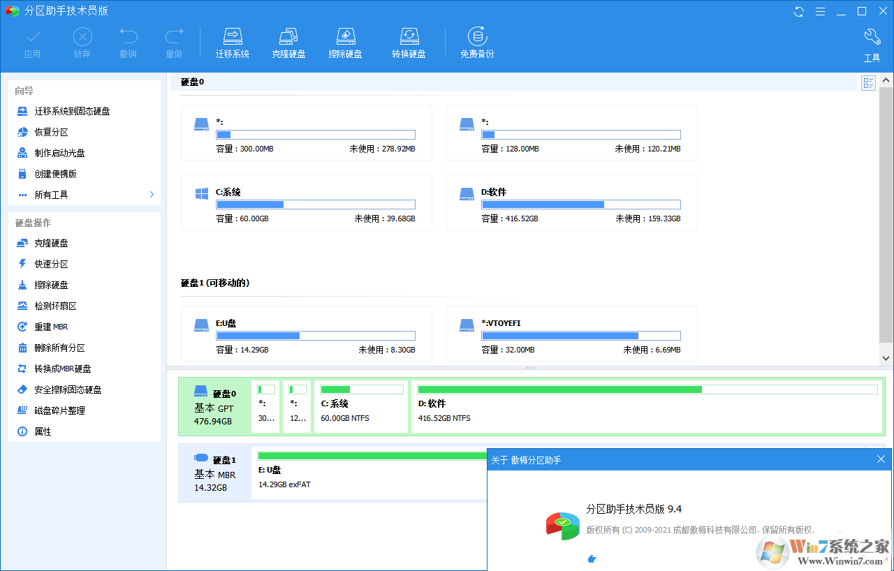 傲梅分區助手專業版