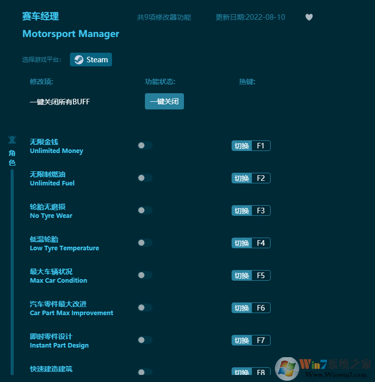 賽車經理多功能修改器 v2022.8最新版