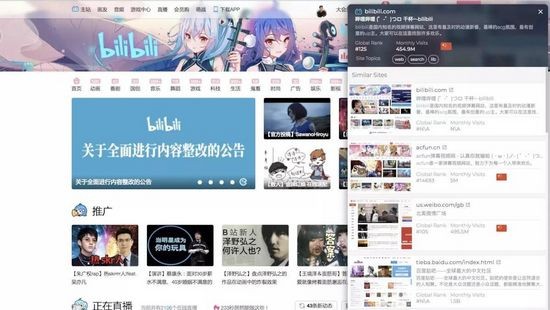 similar sites(發現類似網站插件)