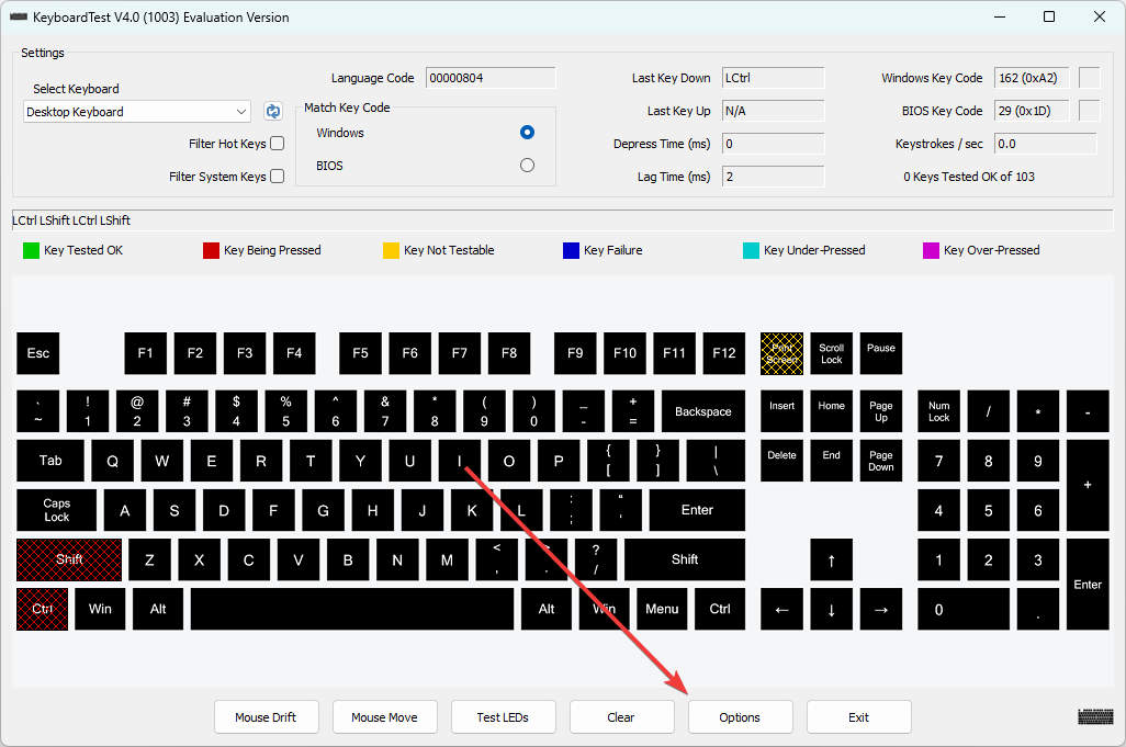 PassMark KeyboardTest(鍵盤測(cè)試)