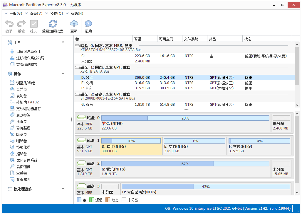Macrorit Partition Expert(磁盤分區工具)