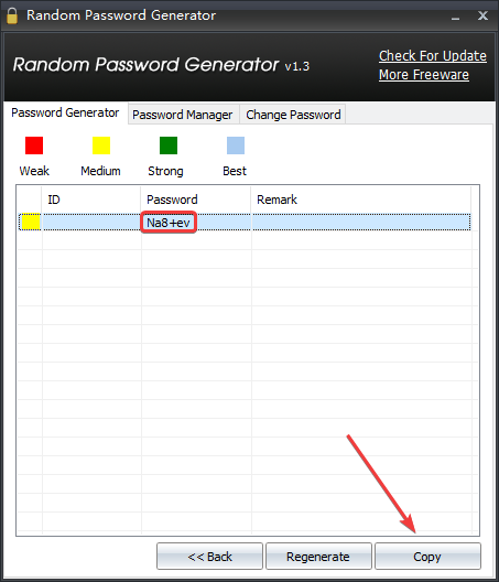 Random Password Generator(隨機密碼生成)