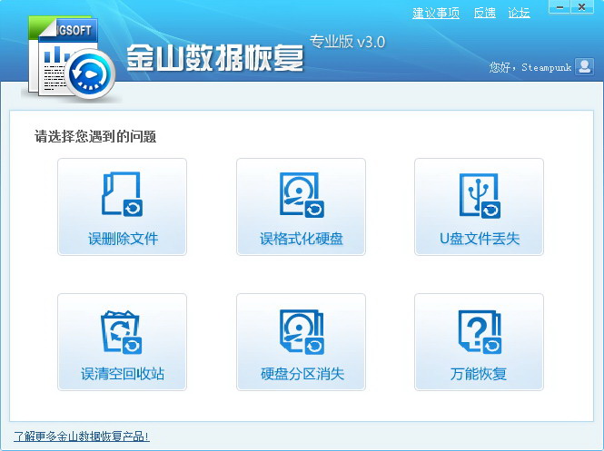金山數(shù)據(jù)恢復(fù)