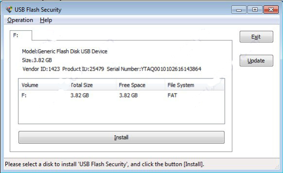 USB Flash Security(u盤加密工具)