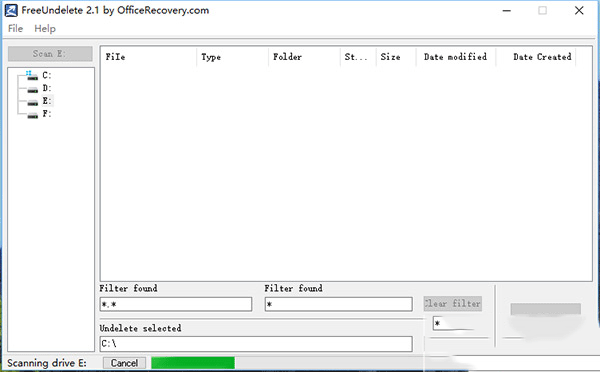 FreeUndelete(免費(fèi)數(shù)據(jù)恢復(fù)軟件)